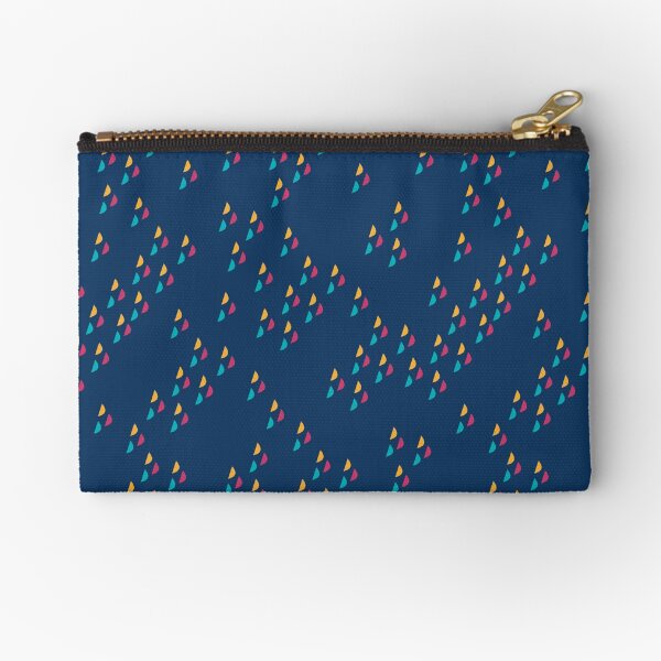 Floral Clash Moons Zipper Pouch