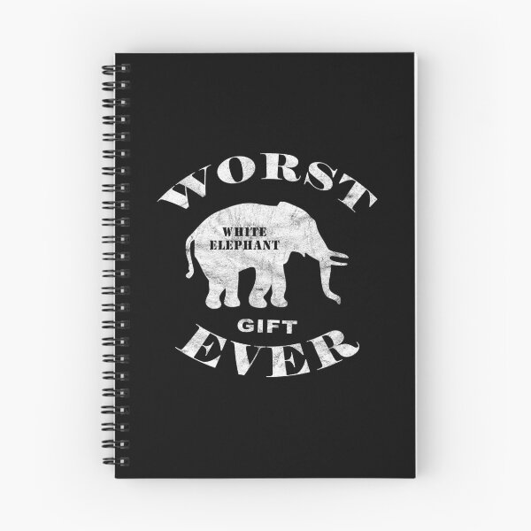 Item preview, Worst White Elephant Gift Ever Literal Funny Distressed I Love Elephants designed and sold by KNUXX Shop.