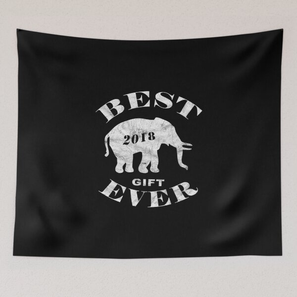 Item preview, Best White Elephant Gift Ever 2018 Funny Distressed I Love Elephants designed and sold by KNUXX Shop.