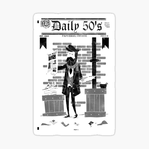 Paperman Sticker