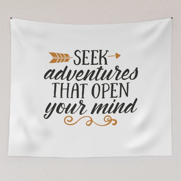 Item preview, Seek Adventure The Open Your Mind designed and sold by Anna Fok.