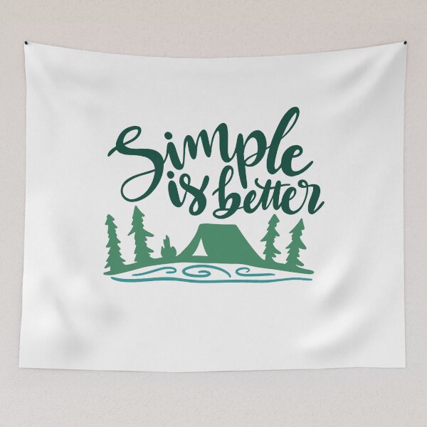 Item preview, Simple Is Better designed and sold by Anna Fok.