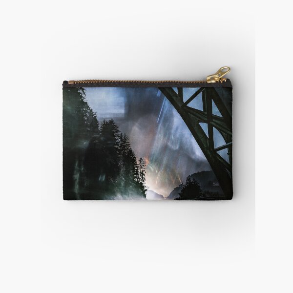 Item preview, Forest Bridge Ocean - Ghost of Haunted Heceta Head Lighthouse designed and sold by artcascadia.