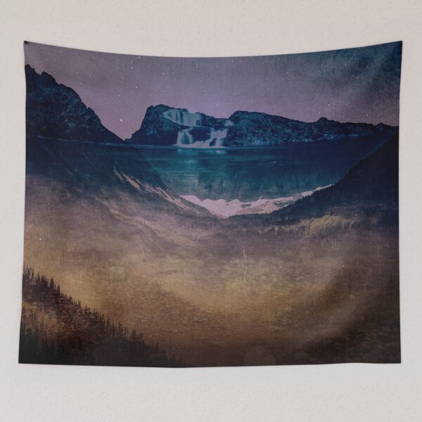 Item preview, Mountains Forest Waterfall - Dreamtime Fog Adventure designed and sold by artcascadia.