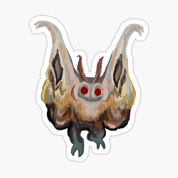 Item preview, rose tinted mothman designed and sold by tytonidae.