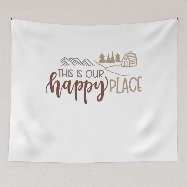 Item preview, This Is Our Happy Place designed and sold by Anna Fok.