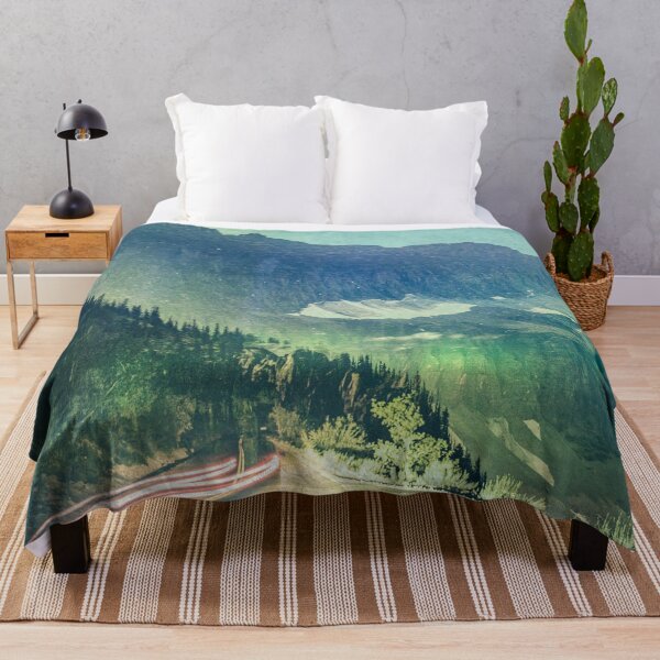 Item preview, Mountains and Forest - Wanderlust Fog designed and sold by artcascadia.