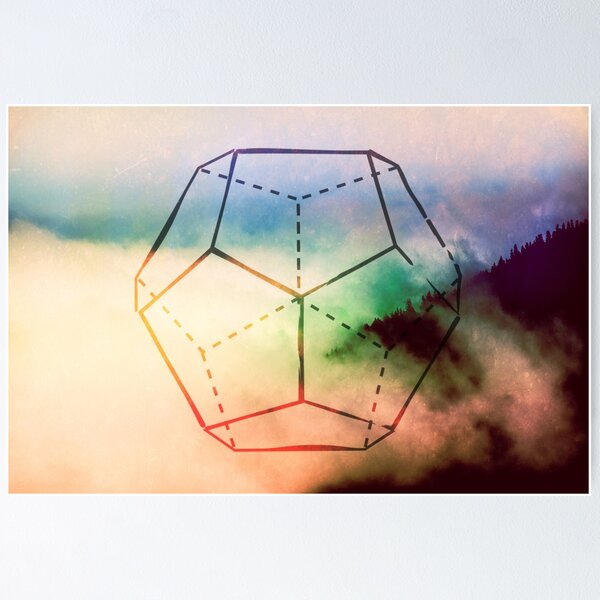 Artikelvorschau, Waldwolken - geometrisches Naturelement des Geistes entworfen und verkauft von artcascadia.