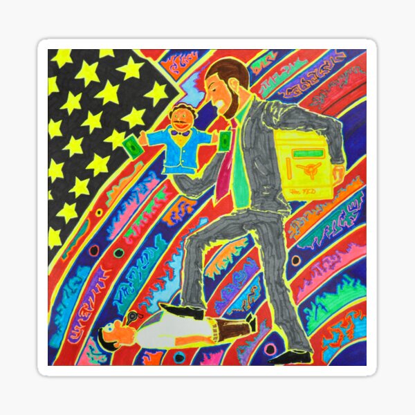 Item preview, The Man Stepping On The Little Guy designed and sold by cjtheartist.