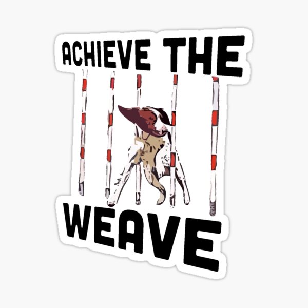 Achieve The Weave Sticker