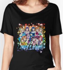 μ's (KiRa KiRa Sensation camo edit.) Women's Relaxed Fit T-Shirt