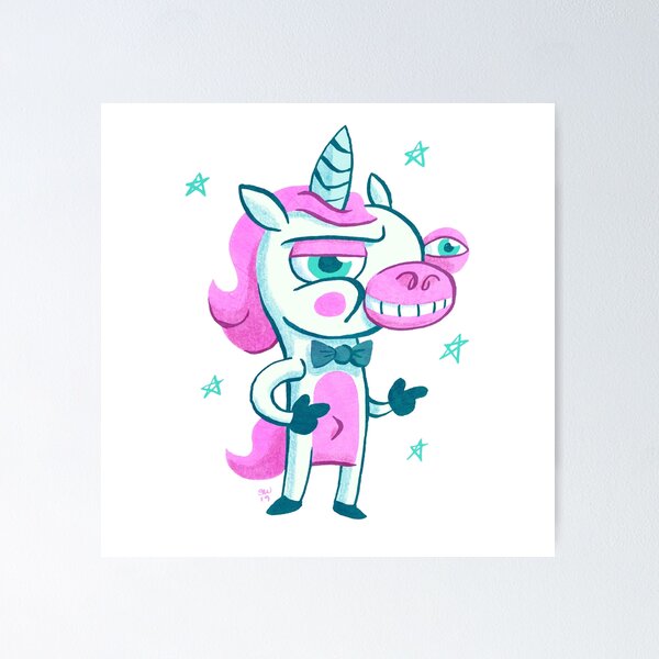 Item preview, Smug Unicorn Buddy designed and sold by washburnillos.