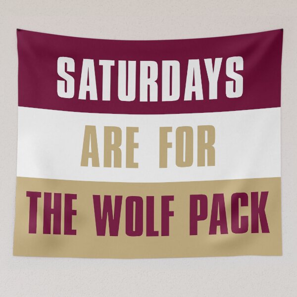 Item preview, Saturdays are for The Wolf Pack, Loyola University New Orleans designed and sold by elhefe.
