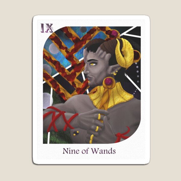 Item preview, 9 of Wands designed and sold by BloodUnbound.