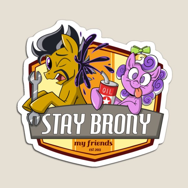 Item preview, Stay Brony My Friends Garage designed and sold by StayBrony.