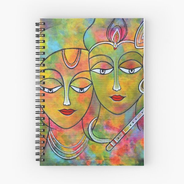 Item preview, Radha Krishna Holi Abstract II designed and sold by artbymanjiri.