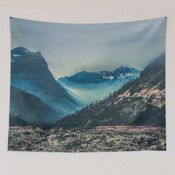 Item preview, Mountains and Forest: Blue Ice Glacier National Park designed and sold by artcascadia.