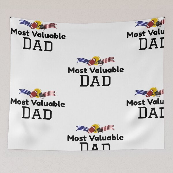 Item preview, Most Valuable Dad Football Father's Day Gift designed and sold by treasures83.