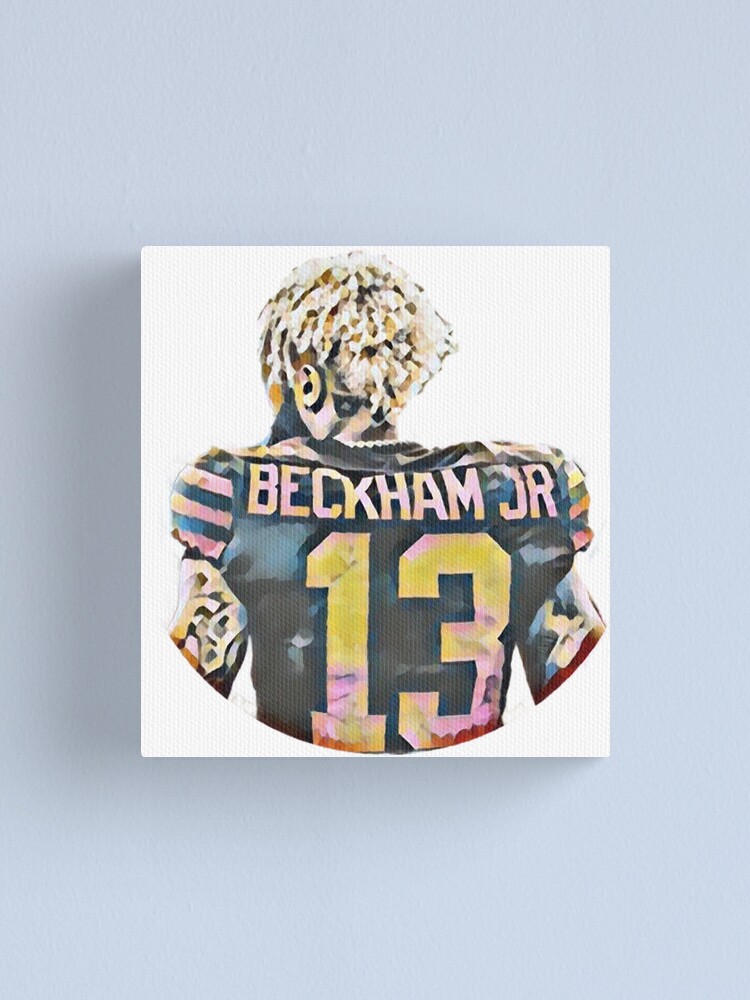 Odell Beckham Jr Poster Football Portrait Art 4 Canvas Wall Art Decor Print  Picture Paintings for Living Room Bedroom Decoration
