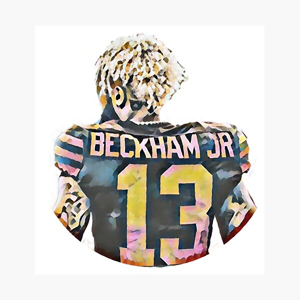 Odell Beckham Poster Los Angeles Rams Wall Art NFL Poster 