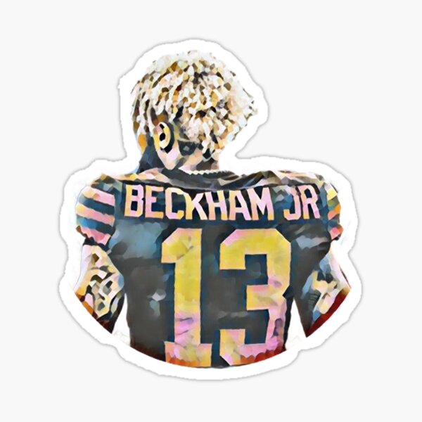 Los Angeles Rams Lithograph print of Odell Beckham Jr. 2021