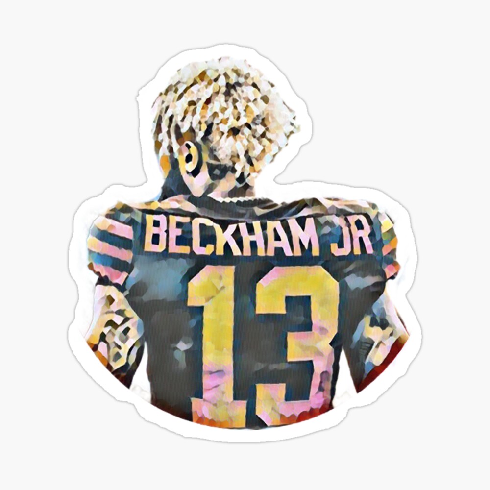 Odell Beckham JR Pop Art Poster Cleveland Browns Canvas Wall Art