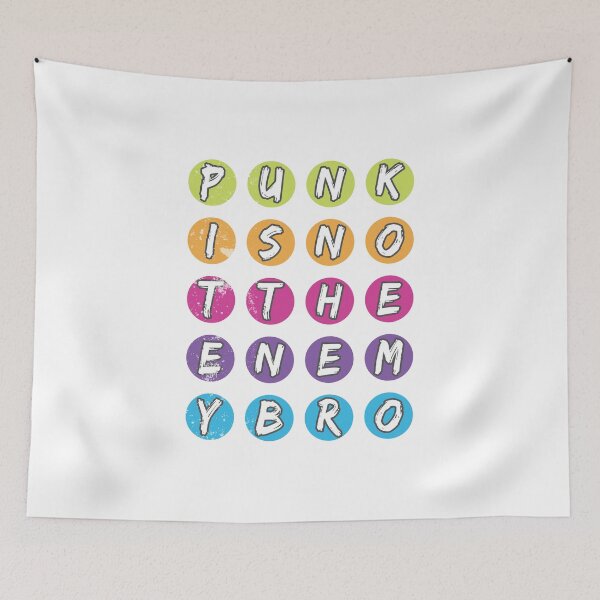Item preview, Punk is Not the Enemy Bro Vintage Anarchy Rock Music designed and sold by KNUXX Shop.