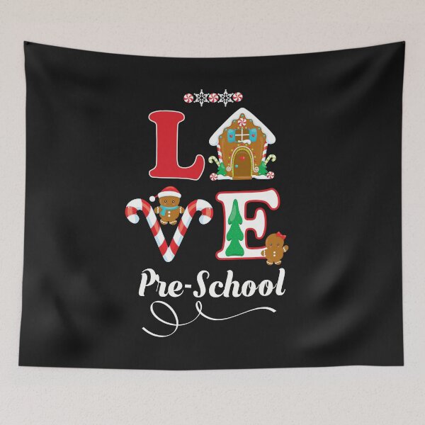 Item preview, Christmas Holiday Teacher Student Gift Love Pre School Gingerbread designed and sold by Sapphire Star.