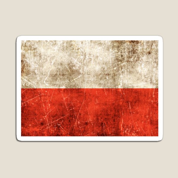 Item preview, Vintage Aged and Scratched Polish Flag designed and sold by JeffBartels.