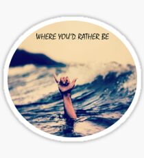 Pegatina surf life