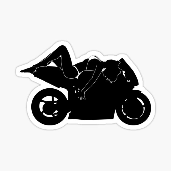  Stickers Decal Sexy Naked Woman Decorative Motorbike Bicycle  Vehicle A (3 X 2.11 Inches)