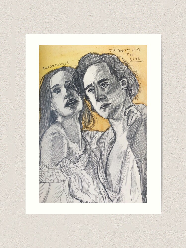 Crimson Peak Lucille And Thomas Art Print By Carolsthot Redbubble