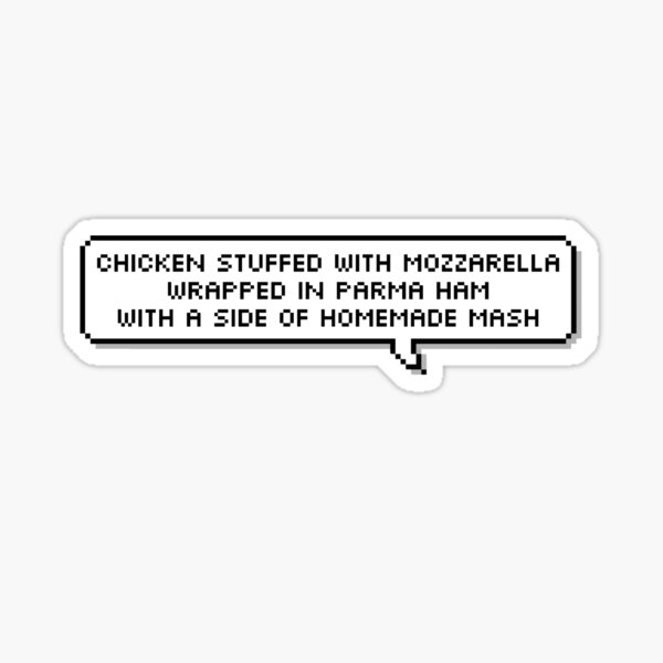 Item preview, chicken stuffed with mozzarella wrapped in parma ham with a side of homemade mash designed and sold by johnprints.