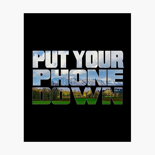 Item preview, Motivational Design Anti Phone designed and sold by drwigglebutts.