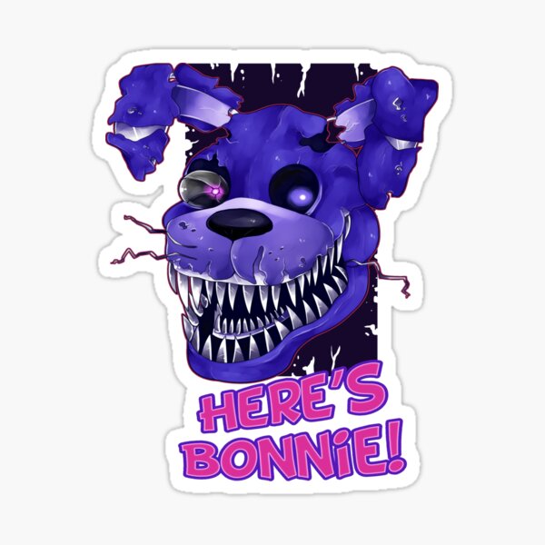 Five Nights At Freddy's 4- NIGHTMARE CHICA W/TEXT Sticker for