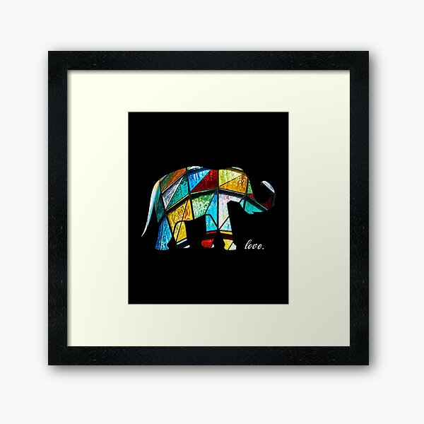 Item preview, Stained Glass Elephant Gift designed and sold by drwigglebutts.