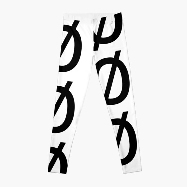 Empty Set - Unicode Character “∅” (U+2205) Leggings