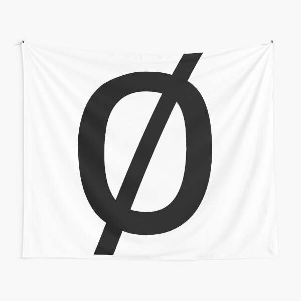 Empty Set - Unicode Character “∅” (U+2205) Tapestry
