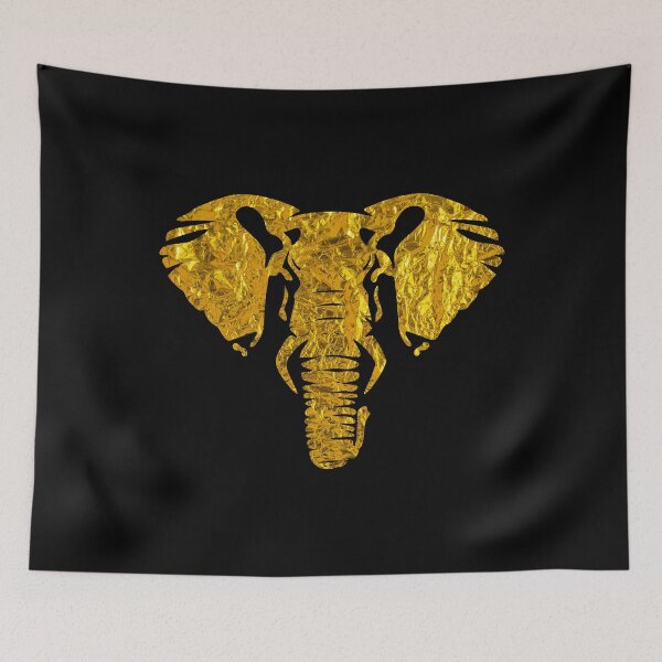 Item preview, Elephant1 (gold foil) designed and sold by KoolMoDee.