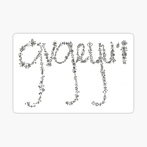 "I Love You Cherokee" Sticker by Maaso Redbubble