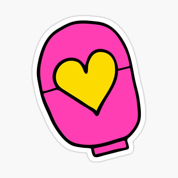 ostomy love – pink Sticker