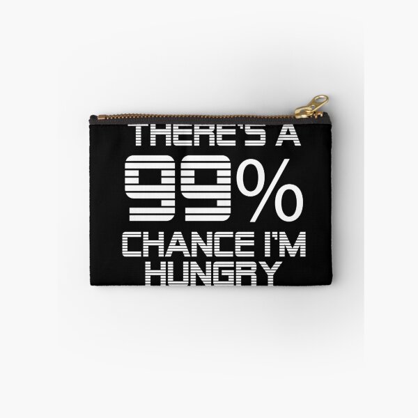 Aperçu de l'œuvre Drôle je suis enceinte Design Il y a 99% de chances que je sois affamé créée et vendue par drwigglebutts.