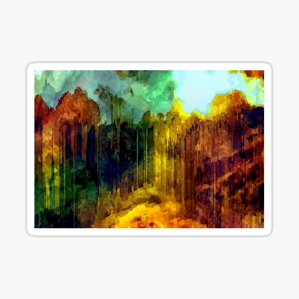 Autumn Woods Sticker