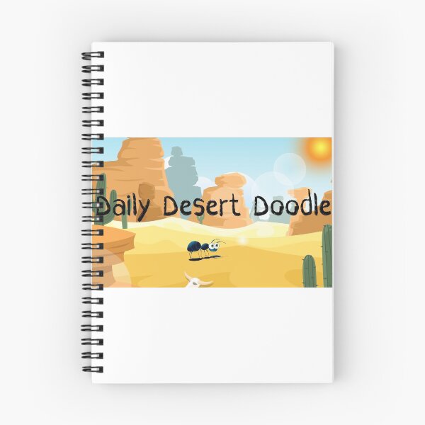 Item preview, Daily Desert Doodle - The Blog and the Podcast designed and sold by Zoozwear Apparel.