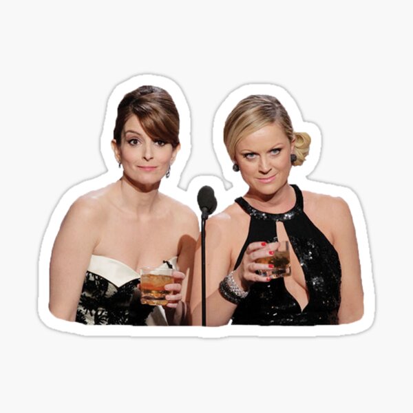 Tina and Amy get a lil drunk Sticker