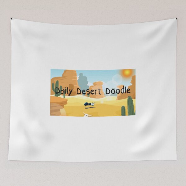 Item preview, Daily Desert Doodle - The Blog (large) designed and sold by Zoozwear Apparel.