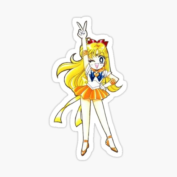 Sailor Venus V for Victory Sticker