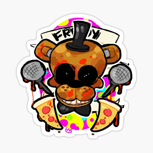 Five Nights At Freddy's Stickers - 4 Sheets of Stickers – ToysCentral -  Europe