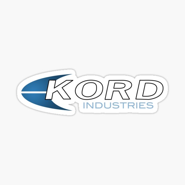 "Kord Industries Logo" Sticker for Sale by recurvedesign Redbubble