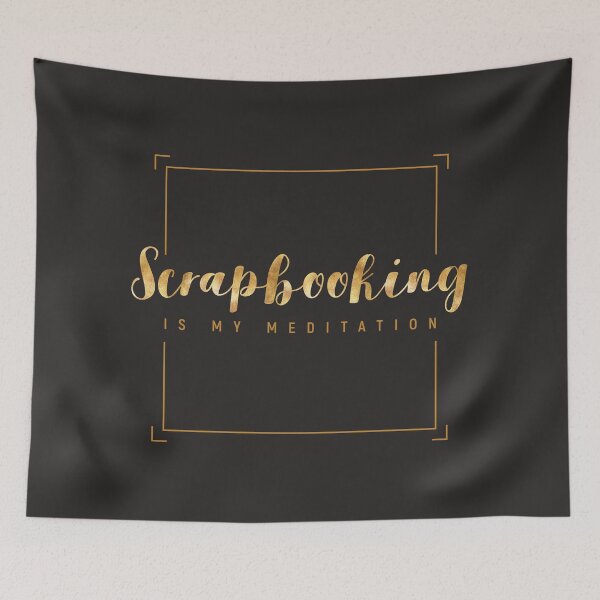 Item preview, Scrapbooking Is My Meditation designed and sold by cleverties.